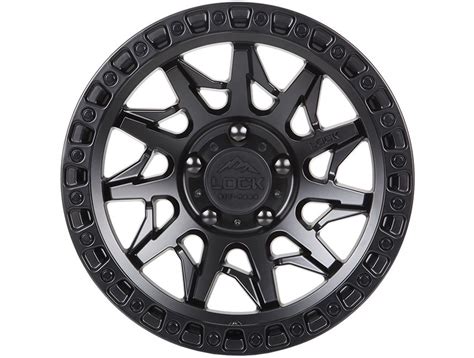 Lock Off Road Matte Black Lunatic Wheels Havoc Offroad