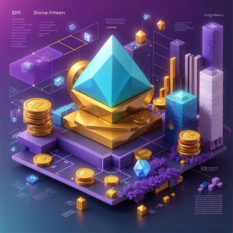 Premium Photo 3d Etherium Nft Cryptocurrency Graphic Chart