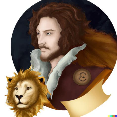 Sean DALLE 2 Male Leonin Bard In The Style Of Magic The Gathering