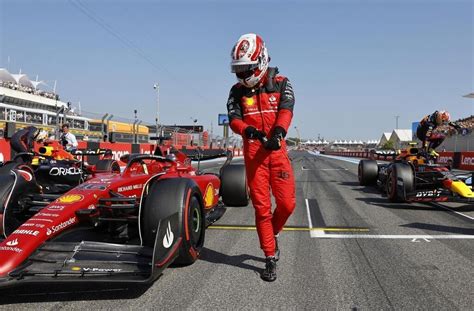 Formule Verstappen Et Leclerc P Nalis S Sur La Grille De D Part Du