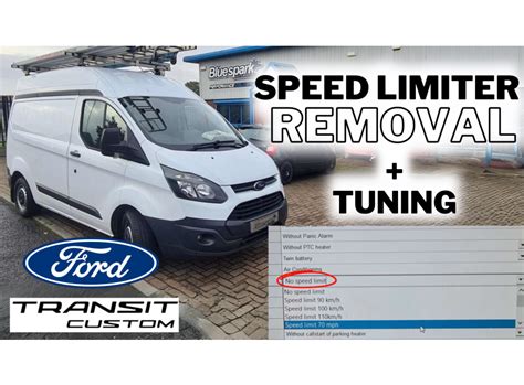 Ford Transit Custom Speed Limiter Removal With Bluespark Tuning