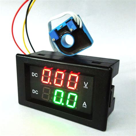 1pcs Yb4835hva Digital Voltmeter Ammeter Dc 100v 300v 600v Panel Ampere