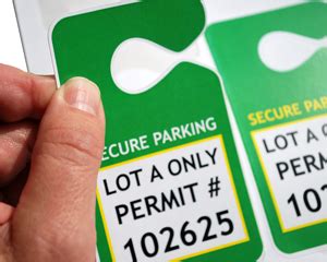 Do It Yourself Parking Permits Made On Site