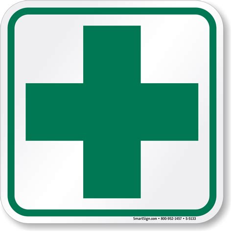 Green Medical Cross Logo LogoDix