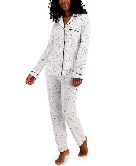 Alfani Women S Ultra Soft Printed Pajama Set Created For Macy S And Reviews All Pajamas Robes