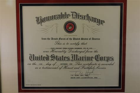 Honorable Discharge Certificate Template