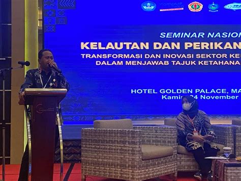 Kadislutkan Ntb Jadi Narasumber Dalam Seminar Nasional Kelautan Unram