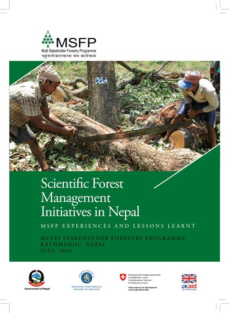 Pdf Scientific Forest Management Initiatives In Nepal Msfp