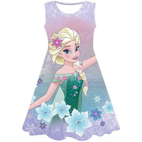 Frozen 2 Disfraz Para Niñas Vestido De Princesa Niños Snow Queen