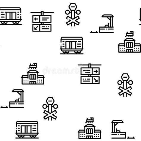 Vetor De Padr Es Sem Descontinuidades Do Transporte Ferrovi Rio