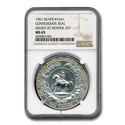 Buy (1961) Silver Confederate Seal So Called Half-Dollar MS-65 NGC | APMEX