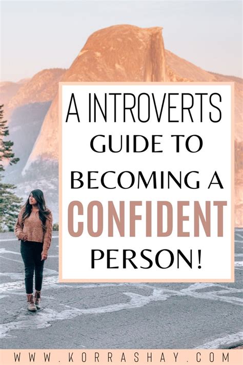 An Introverts Guide To Becoming A Confident Person Confident Person