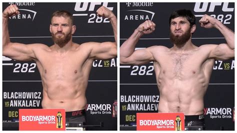 Ufc 282 Official Weigh In Video Jan Błachowicz Vs Magomed Ankalaev Ufc And