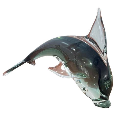 Unique Murano Dolphin Shaped Decanter At 1stdibs