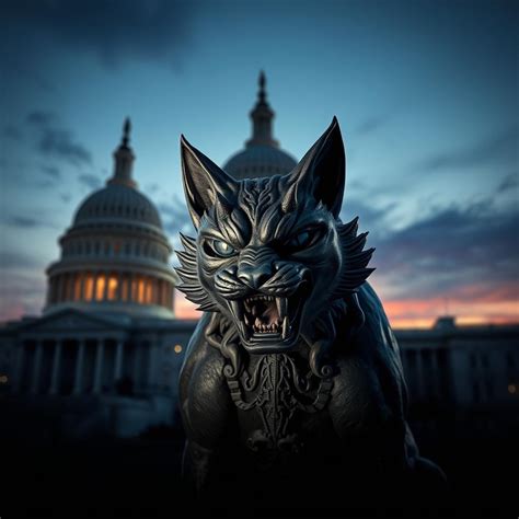 unveiling  demon cat  hyper realistic revelation