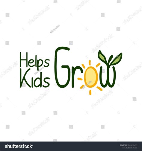 2.076 Kids Grow Logo Images, Stock Photos & Vectors | Shutterstock