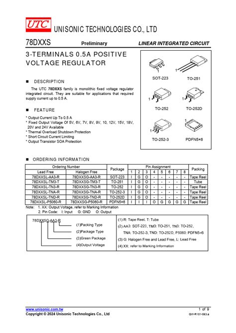 78D18S Datasheet PDF 3 TERMINALS 0 5A POSITIVE VOLTAGE REGULATOR