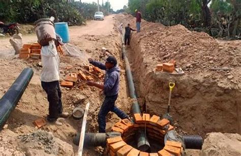 Avances En Construcci N De Drenaje Sanitario En Villa De Arriaga