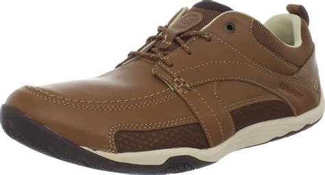 Rockport Mens Barefoot Boat Mudguard Lace Up Tan 65 W Oxfords