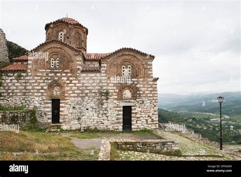 Albania Balkan Peninsula Berat Castle Stock Photo Alamy