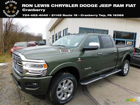 2020 Olive Green Pearl Ram 2500 Laramie Crew Cab 4x4 140538203 Car Color Galleries