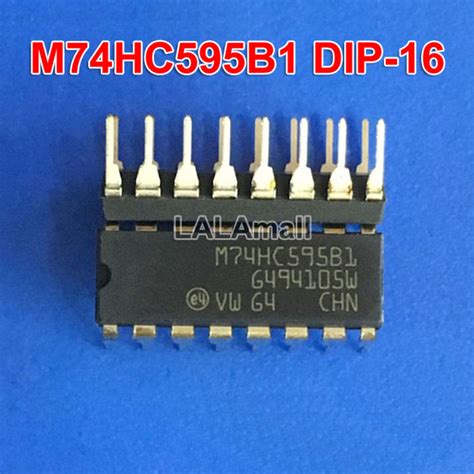 5pcs M74HC595B1 DIP 16 M74HC595B1R M74HC595 DIP16 74HC595 DIP New