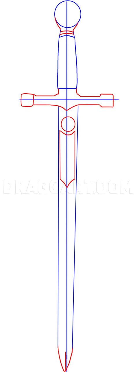 Excalibur Sword Drawing