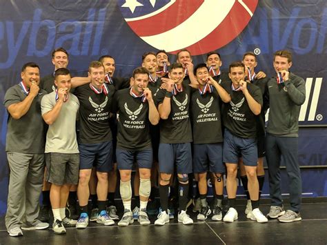 Af Mens Volleyball Team Wins Second Armed Forces Championship In Three