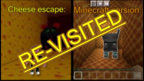 The Original Minecraft Cheese Escape Map 1 Year Later Revisited