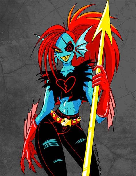 Underfell Undyne by sl4ughtermelon on DeviantArt