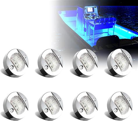 UCINNOVATE 8Pcs Marine Boat LED Lights Boat Stern Light Courtesy