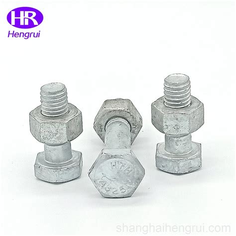Grade 8 8 10 9 12 9 ASTM A325 High Strength Hot DIP Galvanized Hex Bolt