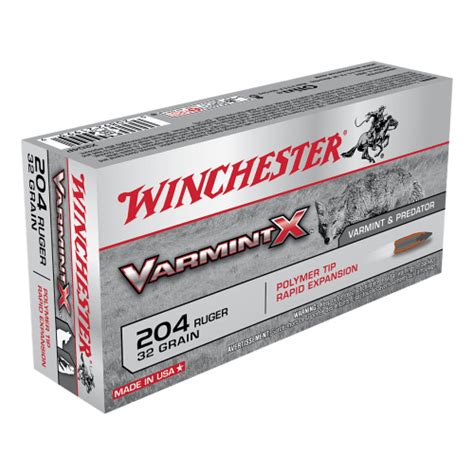 Winchester Varmintx Centerfire 204 Ruger 32 Grain Rifle Ammo Cabelas