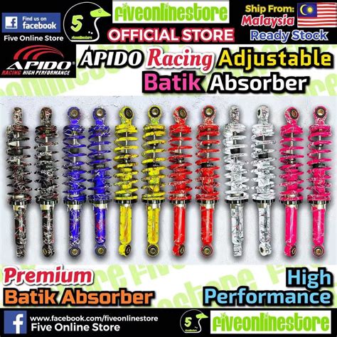 Apido Batik Absorber Adjustable Gas Mm Honda Ex Dream Hp High Power