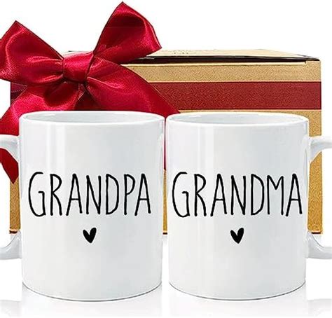 Catabubu Est 2025 Promoted To Be Grandpa Grandma Mugs Set