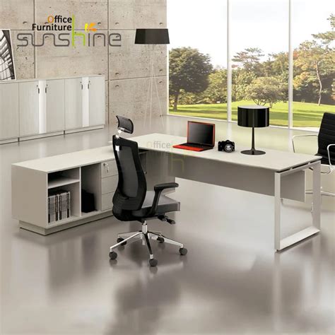 New Design Modern Wooden Luxury Office Table Photos Design - Executive ...