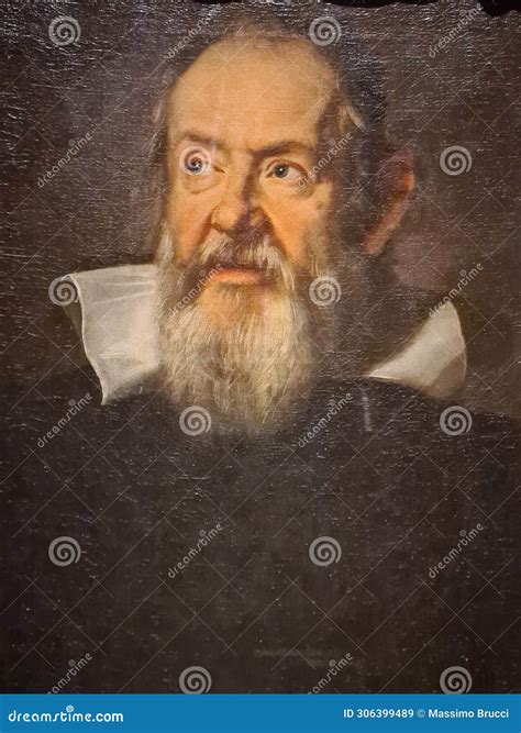 Portrait Of Galileo Galilei By Justus Sustermans Editorial Image