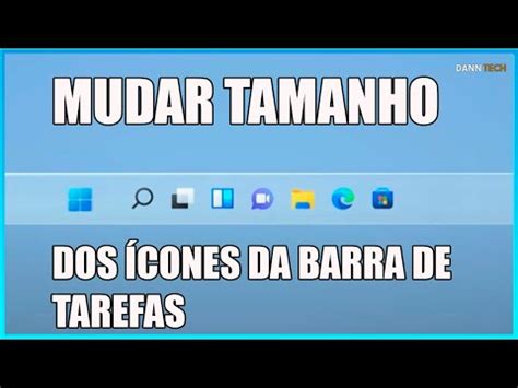 Como Aumentar Ou Diminuir O Tamanho Dos Cones Na Barra De Tarefas Do