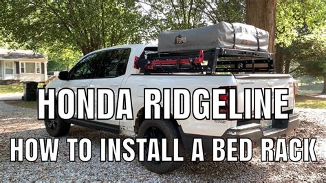 Honda Ridgeline Bed Rack How To Install Using Unistrut YouTube