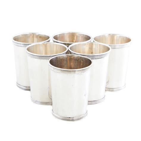 Lot International Sterling Silver Mint Julep Cups Pcs