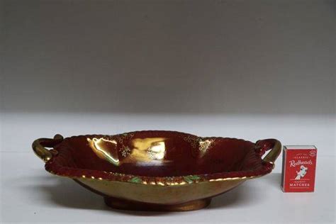 Rouge Handle Crown Devon Bowl Xxxx Antique Complex