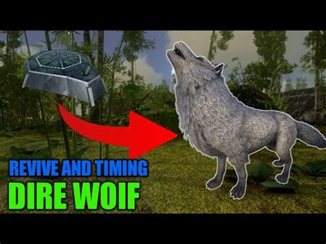 STRONG CAVE DIRE WOLF REVIVE AND TIMING ARK SOLO EP 24 YouTube