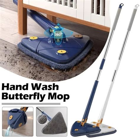 360 Rotatable Adjustable Cleaning Mop Kliklocks