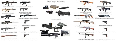 We Need A Gun Starter Pack Rstarterpacks