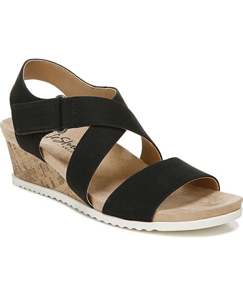 Lifestride Sincere Strappy Wedge Sandals Macys