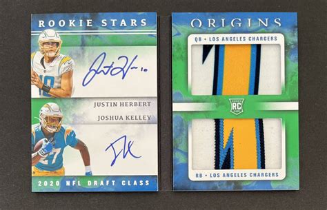 Yahoo Panini Origins Nfl Justin Herbert Joshua