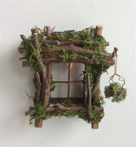 Fairy Window With Delicate Twinkling Light Handcrafted By Olive Fairy