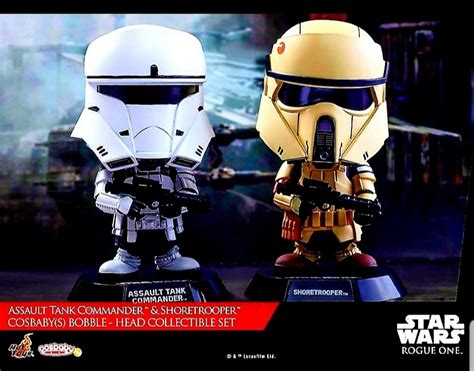 MISB Pack Collectible Set Hot Toys Cosbaby Shoretrooper Assault