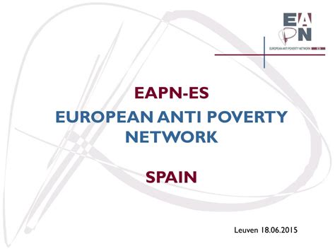 PPT EAPN ES EUROPEAN ANTI POVERTY NETWORK SPAIN PowerPoint