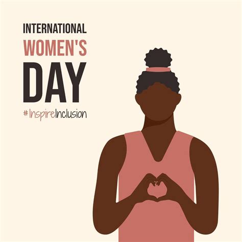 Black Woman On Inspire Inclusion Poster International Women S Day